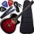 Kit Violão Eletroacústico Aço Eq 3 Bandas Gsf1r Brb Giannini - Imagem 1