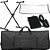 Kit Para Teclado Com Capa + Pedal + Suporte + Cobertura - Imagem 1