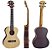 Kit Ukulele Tenor Eletroacústico Capa Afinador Su25r Shelby - Imagem 3