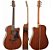 Kit Violão Strinberg Eletroacústico Folk C/ Capa Sd20c Mgs - Imagem 2