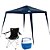 Kit Gazebo Ráfia Azul 3x3 C/ Caixa Térmica 12l Mor + Cadeira Alvorada Nautika - Imagem 1