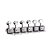 Tarraxa Para Guitarra Cromada R6 Vintage Spirit J55S-CR-R6 - Imagem 1