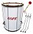 Kit Surdo Gope 60cm X 18 Em Alumini C/ Capa Tripe + Maçaneta - Imagem 3