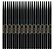 Baqueta 5a Preto Ponta Nylon (12 Pares) Lc Dz5an Liverpool - Imagem 1