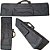 Capa Bag Teclado Alesis Recital Nylon Master Luxo Preto - Imagem 1