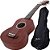 Kit Ukulele Soprano Elétrico Nylon C/ Capa Ukbw Sb Shelter - Imagem 2