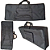 Capa Para Teclado Casio Wk3300 Nylon Preto Master Luxo - Imagem 1