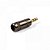 Plug P2 Stereo Metal Preto com Ponta Gold PGPD0006 Storm - PCT / 10 - Imagem 1