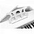 Mini Piano Infantil de Cauda Turbinho 30 Branco - Imagem 2