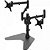 Suporte 2 Monitores 10" a 27" Triarticulado c/ Base SMD-1027-B AVATRON - Imagem 1