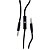 Cabo Auxiliar P2 X P3 Com Microfone 1,5M Preto Flex - Imagem 1