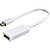 Cabo Adaptador Mini DiplayPort/HDMI Branco Flex - Imagem 1