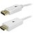 Cabo Displayport Para HDMI 2M Com Trava Branco 5+ - Imagem 2