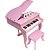 Mini Piano Infantil de Cauda Turbinho 30 Rosa - Imagem 1