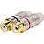 Jack RCA Profissional Vermelho Storm - PCT / 10 - Imagem 1