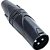 Conector XLR(M) 3 Pólos Datalink Preto - PCT / 10 - Imagem 1