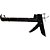Pistola Aplicadora de Silicone Canoa Metal Tekbond - Imagem 1