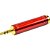 Adaptador P10 ST para P2 ST Vermelho Santo Angelo - Imagem 1