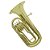 Bombardino Euphonium 4 Pistos Ep 240 Laqueado Dourado Com Case New York - Imagem 2