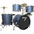 Bateria Acústica 2t Pr Sp Blue Sparkle Azul Com Banco Ny F1rst - Imagem 1