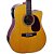 Violão Eletroacústico Folk Tef 495 Amarelo Thomaz - Imagem 3