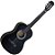 Violão Iniciante Queens Cordas Nylon Preto Vtr255 - Imagem 1