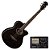 Violão Elétrico Aço Hofma Hm239 Trbk Preto Mini Jumbo C Afinador - Imagem 5