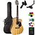 Violão Giannini Folk Aço GF1D Natural Zebra (ZW) + KIT2PI - Imagem 3