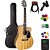 Violão Giannini Folk Aço GF1D Natural Zebra (ZW) + KIT4I - Imagem 1