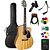 Violão Giannini Folk Aço GF1D Natural Zebra (ZW) + KIT1CL - Imagem 4