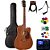 Violão Eletroacústico Michael Folk Aço VM921DTC Mahogany + KIT3CL - Imagem 1