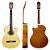 Violão Mini Jumbo Cutway Eletroacústico Giannini GNF 1D CEQ NG + Capa - Imagem 1