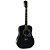 Violão Michael VM925 DT Preto Elétrico Folk + Capa + Correia - Imagem 2