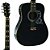 Violão Michael VM925 DT Preto Elétrico Folk + Capa + Correia - Imagem 3