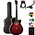 Violão Giannini Mini-Jumbo GSF1D Brown Red Burst + KIT3PI - Imagem 1