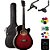 Violão Giannini Mini-Jumbo GSF1D Brown Red Burst + KIT1CKL - Imagem 4