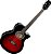 Violão Giannini Mini-Jumbo GSF1D Brown Red Burst + KIT5I - Imagem 1