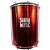 Surdo Madeira Samba Music 60x20 Vermelho Pele Animal - Imagem 1