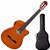 Violao Flat Nylon Eletrico Giannini Nf-14 Ceq Natural + Bag - Imagem 1