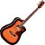 Violão Eletroacústico Eagle Ch889 Folk Cutway Sunburst - Imagem 2