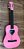 Violão Infantil Elétrico Acústico 1/2 Rosa Austin Kauthon - Imagem 2