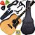 Kit Violão Michael Elétrico Folk Clássico Vm925 Dt Natural - Imagem 1