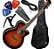 Kit Violão Hofma Eletroacústico Aço Eq Hd5s Hm236 Sunburst - Imagem 1