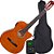 Kit Violão Flat Eletroacústico Nf14 Nt Nylon Giannini Bag Simples - Imagem 2