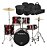 Bateria Acústica Vogga Bumbo 22 Vpd924 Vinho C/ Kit Capa Bag - Imagem 1