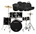 Bateria Acústica Vogga Bumbo 22 Vpd924 Preto C/ Kit Capa Bag - Imagem 1