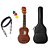 Ukulele Soprano Elétrico Vogga Vuk309 Mahogany Capa Afinador Profissional - Imagem 1