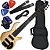 Kit Baixo Cort Action DLX VI ASH OPN 6 Cordas Pre Mark Bass Ativo Bx01 - Imagem 1
