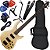 Kit Baixo Cort Action Dlx Ash Opn 4 Cordas Bass Ativo Bx02 - Imagem 1