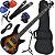 Kit Baixo Waldman GBW-105 5 Cordas Brown Sunburst (BS) Bx02 - Imagem 1